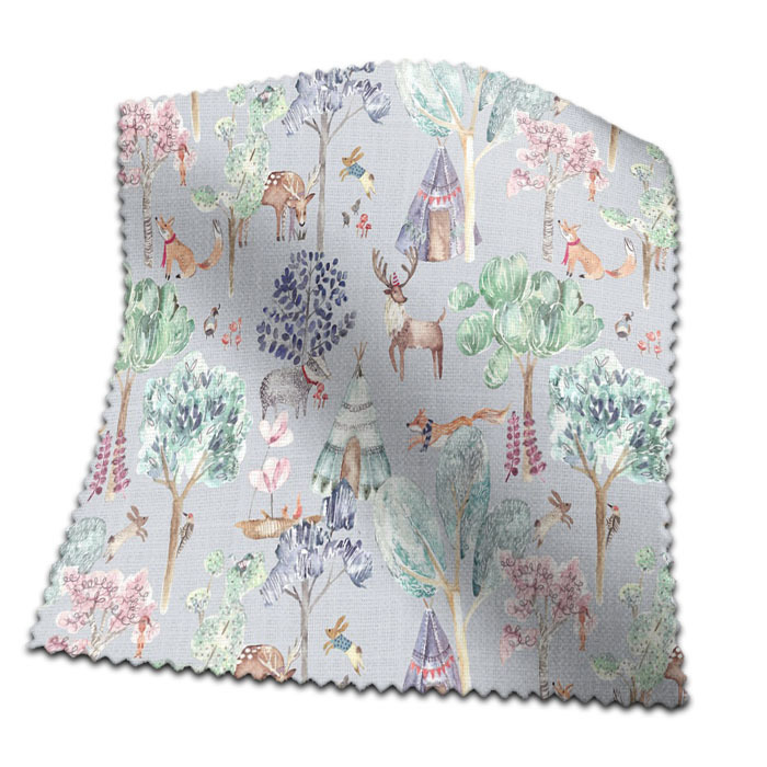 Swatch of Woodland Adventures Lilac by Voyage