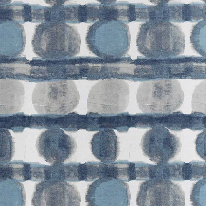 Delphis Ink Sky Fabric by Harlequin