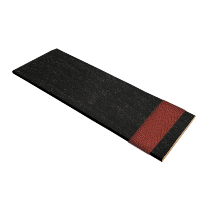 Ebony Wood Venetian Blind With Rust Tape Swatch