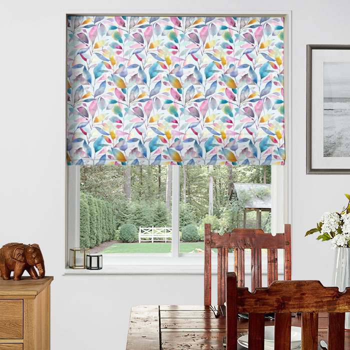 Electric Roman Blind Brympton Lotus Cream