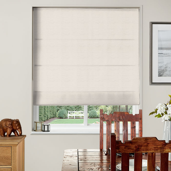 Electric Roman Blind Eco Ivory