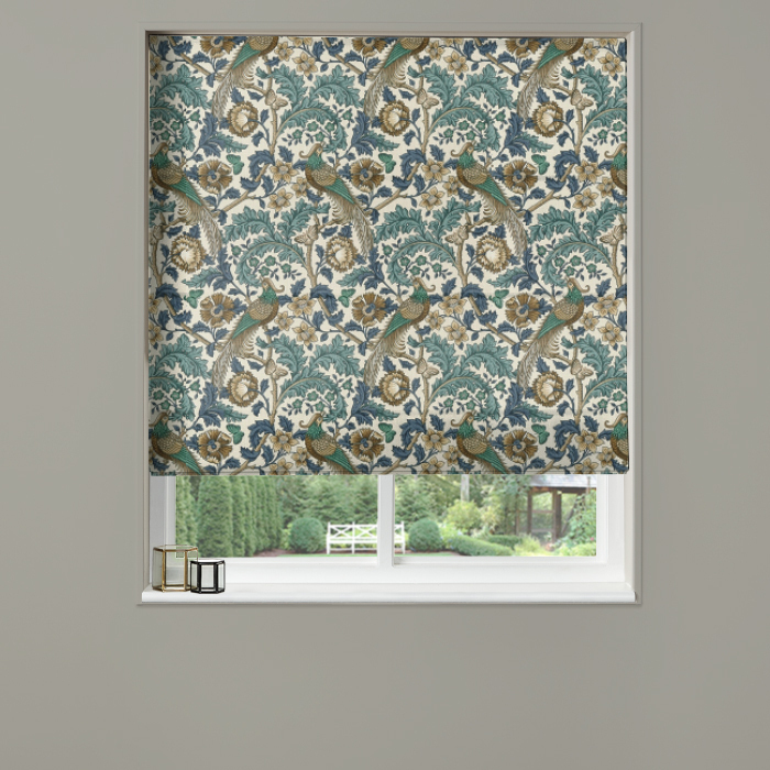 Electric Roman Blind Oakmere Verdegris