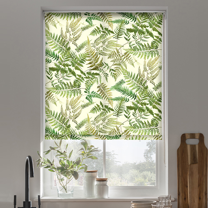 Fern Glade Linen Roller Blind