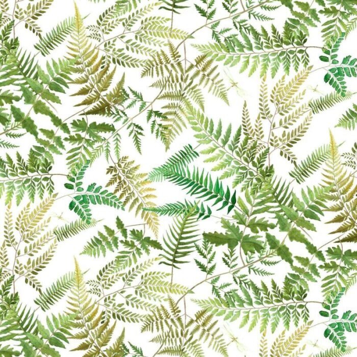 Fern Glade Linen Roller Blind