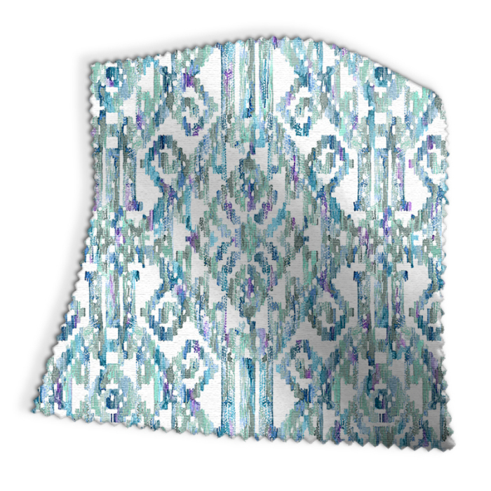 Made To Measure Curtains Marrakesh Aqua Swatch