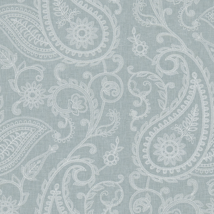 Made To Measure Curtains Pearl Blue Coral Flat Image