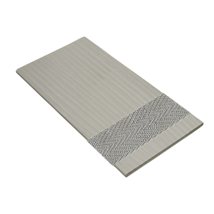 Fossil Inspirewood Venetian Blind with Dark Grey Tape Swatch