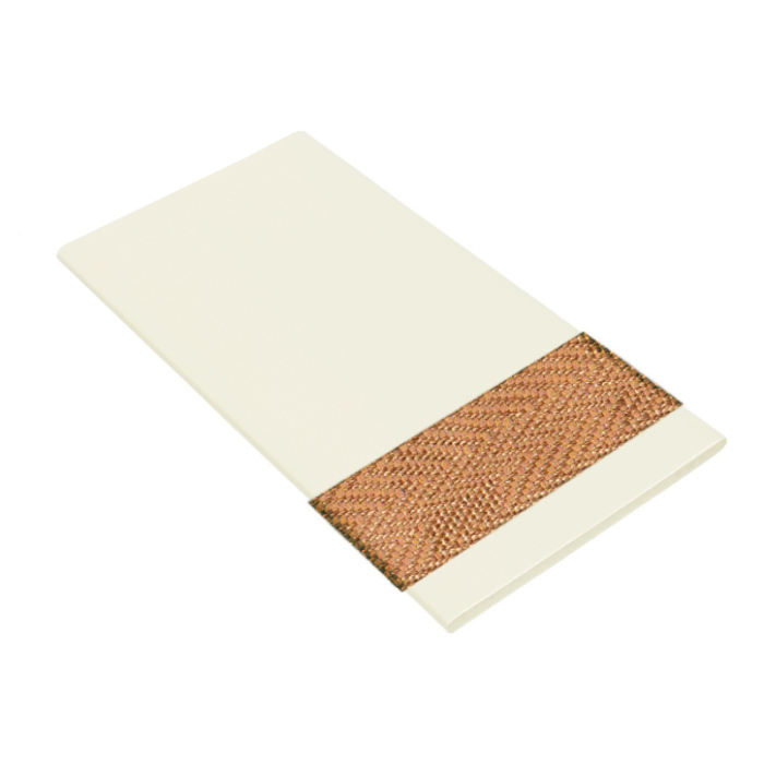 Frost Inspirewood Venetian Blind with Pecan Tape Swatch