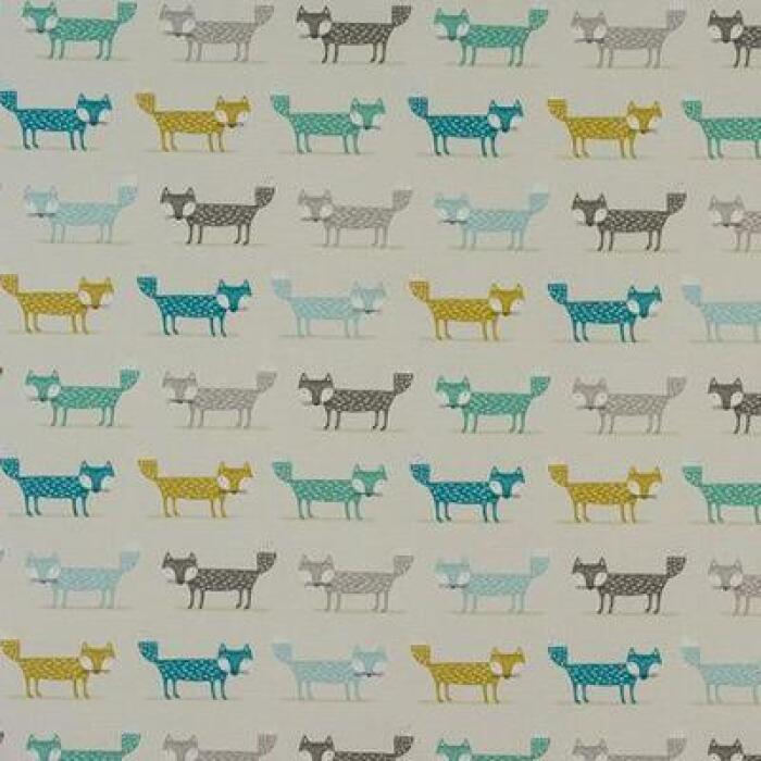 Made To Measure Curtains Foxy Teal Flat Image