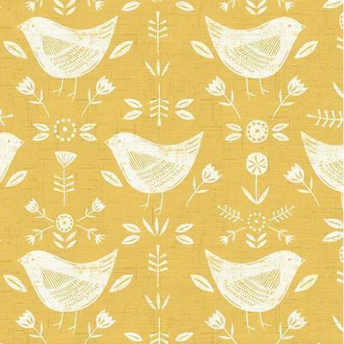 Made To Measure Curtains Narvik Ochre Flat Image