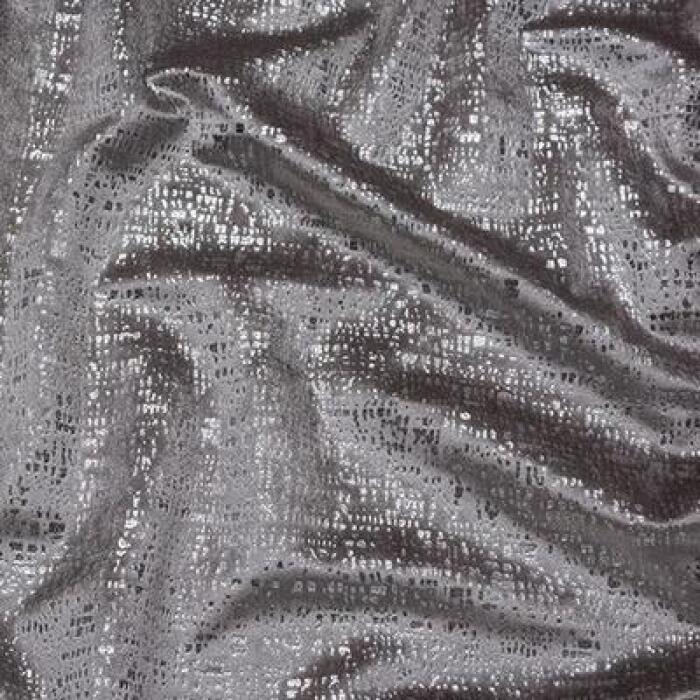 Made To Measure Curtains Zinc Silver Flat Image