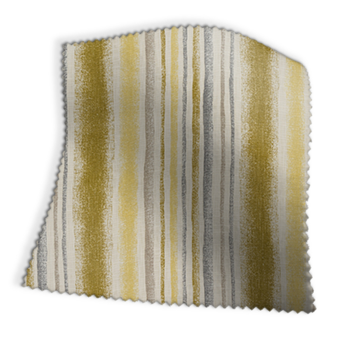 Made To Measure Roman Blinds Garda Stripe Ochre Swatch