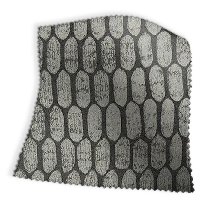 Made To Measure Roman Blinds Manhattan Charcoal Swatch