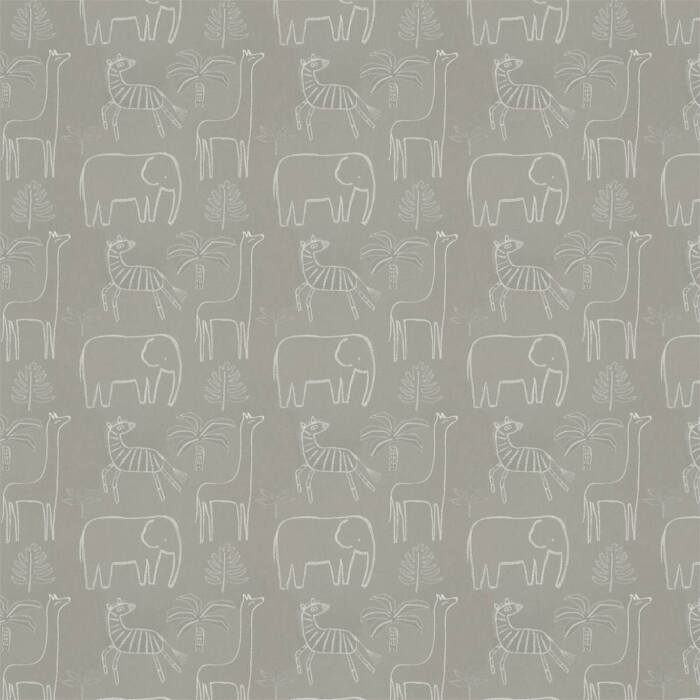 Funky Jungle Stone Fabric by Harlequin