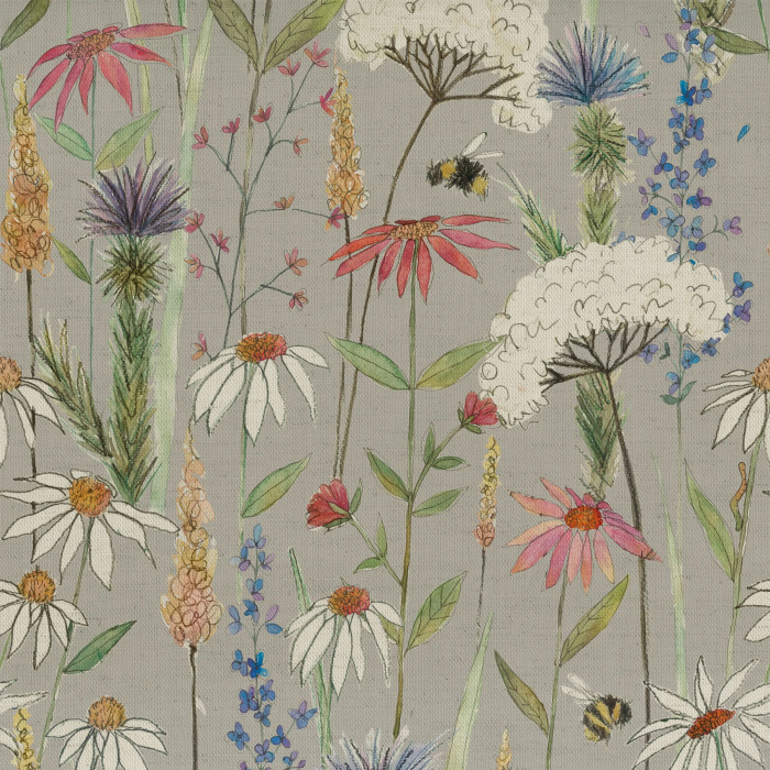 Hermione Silver Fabric