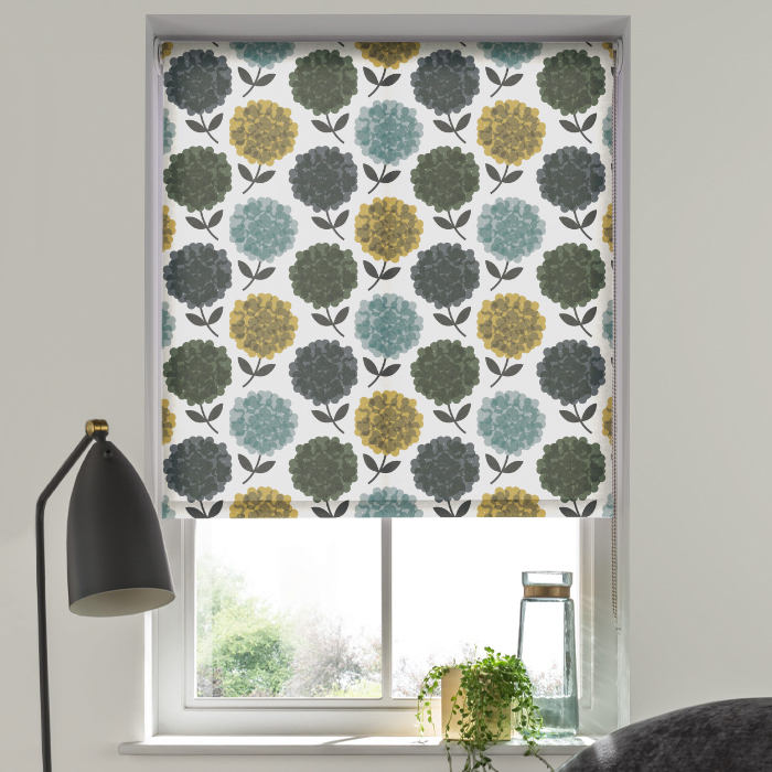 Hydrangea Jade Roller Blind