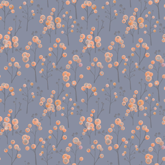 Ichiyo Blossom Cobalt Fabric