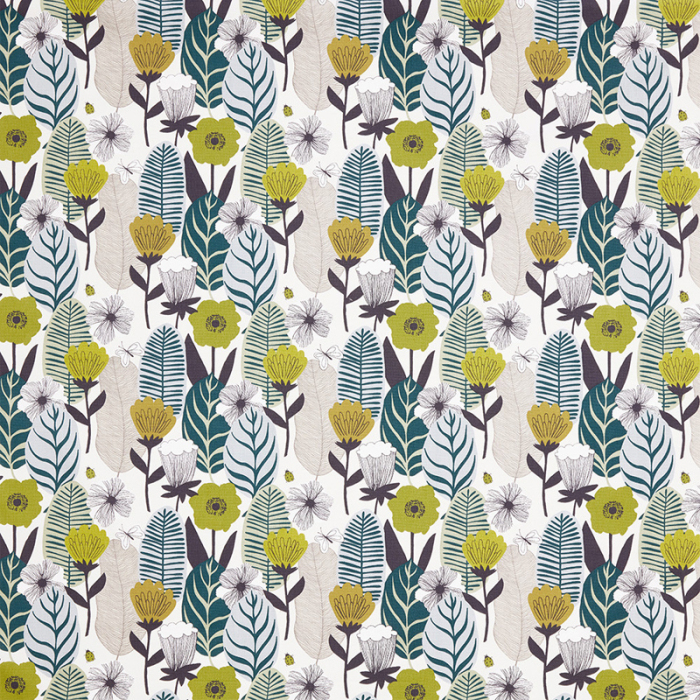 Made To Measure Curtains Blooma Spruce Flat Image