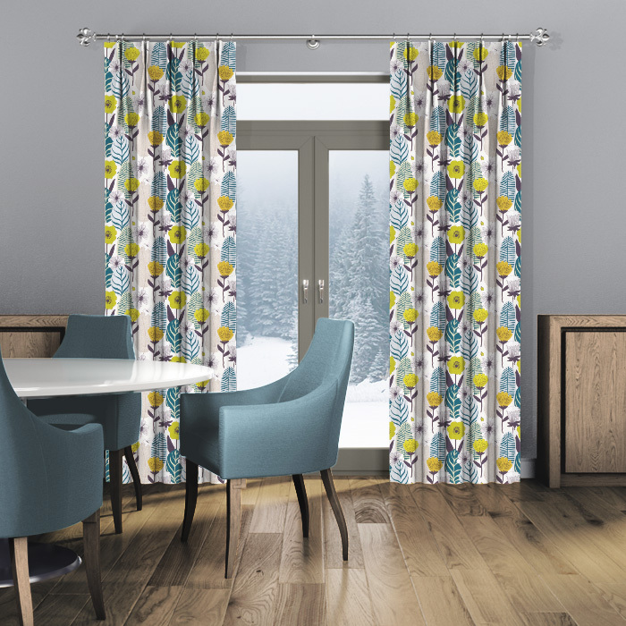 Blooma Spruce Made To Measure Curtains