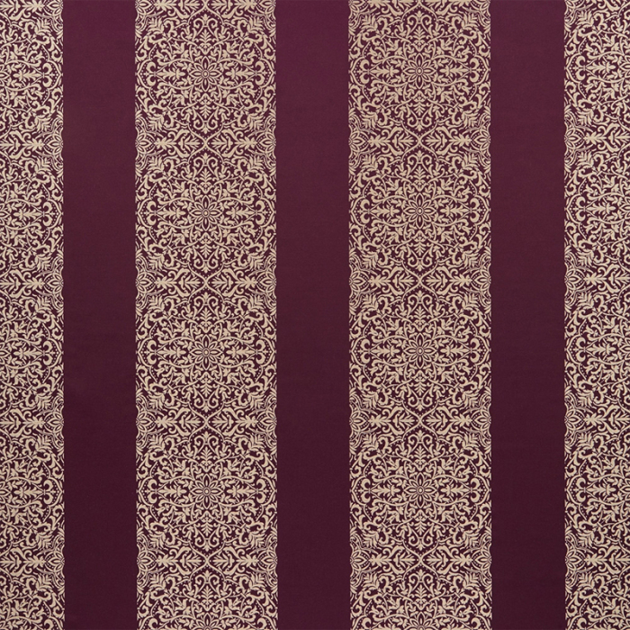 Made To Measure Curtains Brocade Stripe Amethyst Flat Image