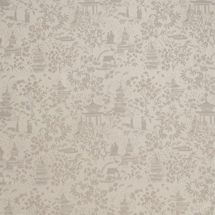 Made To Measure Curtains Chinoiserie Chalk Flat Image