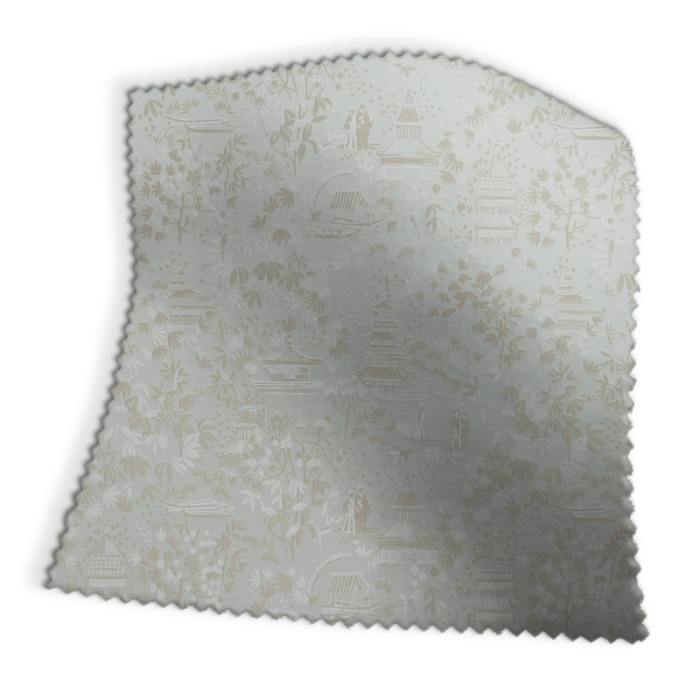 Made To Measure Curtains Chinoiserie Duckegg Swatch