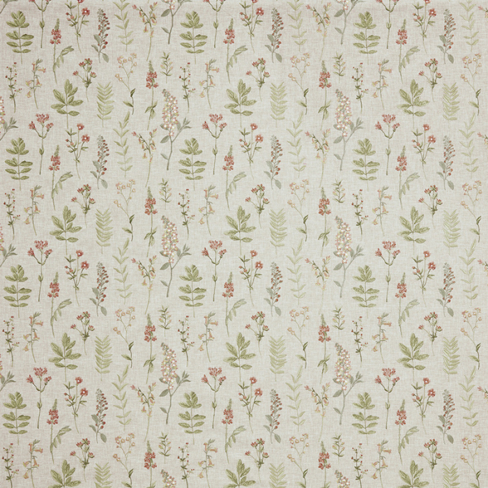 Made To Measure Curtains Cottage Garden Amber Flat Image