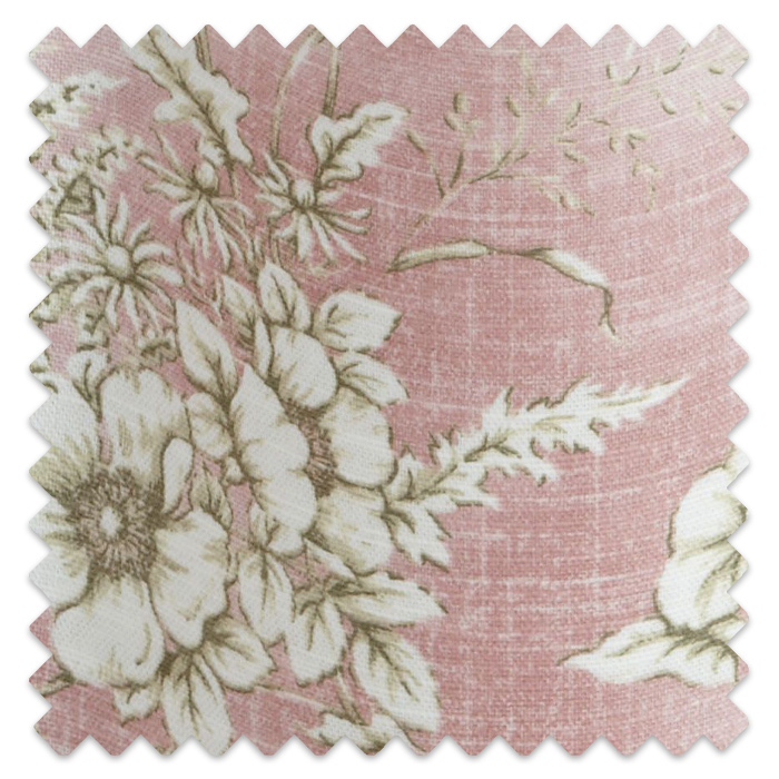 Swatch of Finch Toile Rose