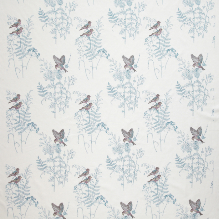 Made To Measure Curtains Gold Finch Delft Flat Image