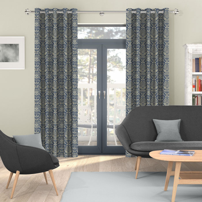 Curtains in Hathaway Indigo