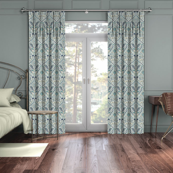 Curtains in Hidcote Prussian