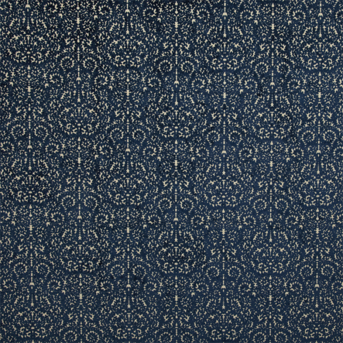 Made To Measure Curtains Indiene Indigo Flat Image