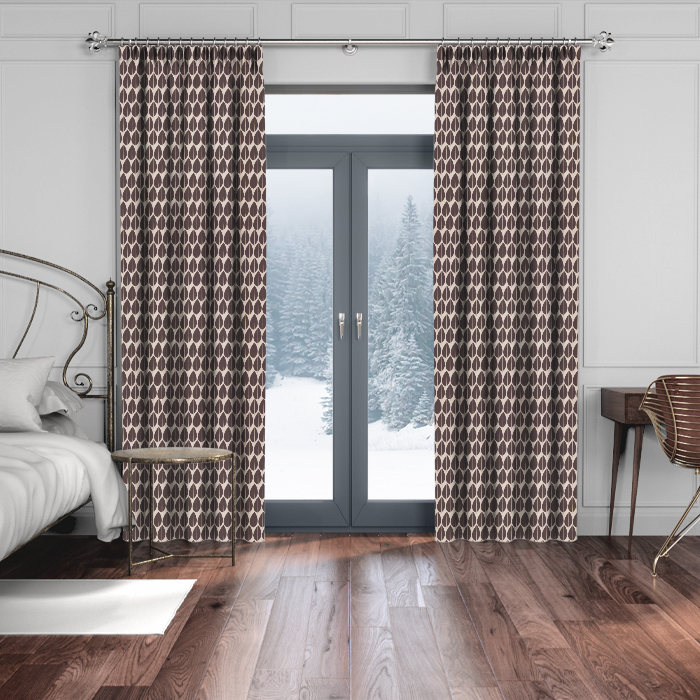 Lazza Chocolate Made To Measure Curtains