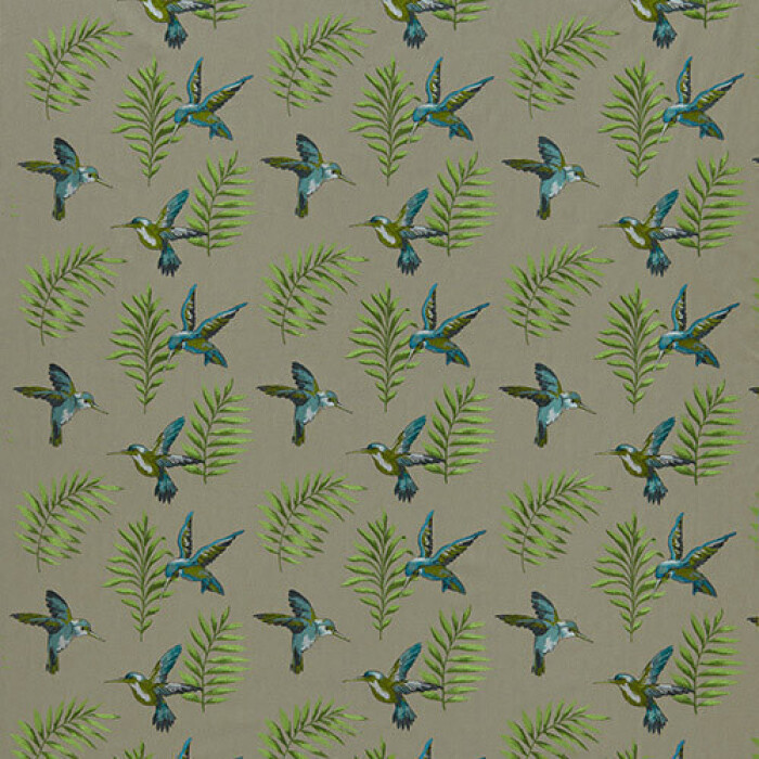 Made To Measure Curtains Montserrat Lagoon Flat Image