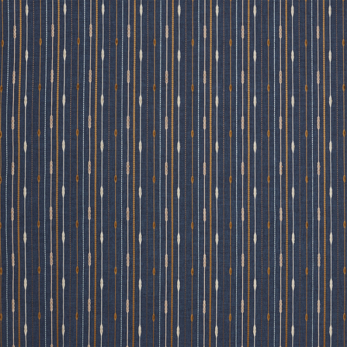 Made To Measure Curtains Nomad Indigo Flat Image