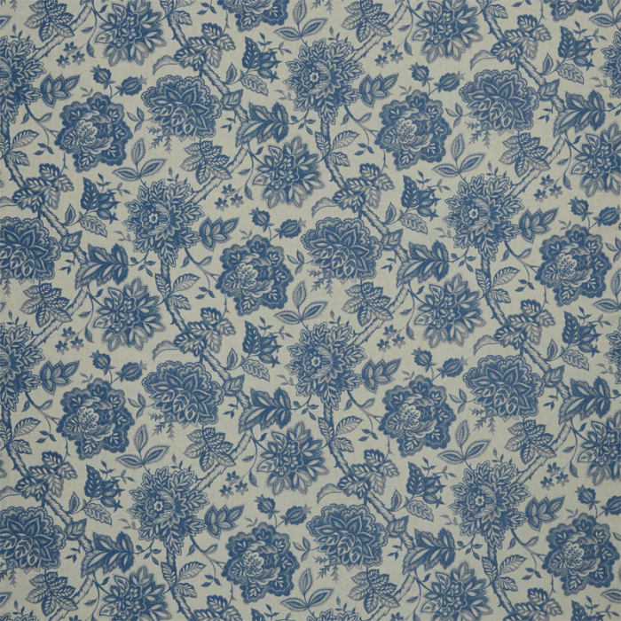 Made To Measure Curtains Samira Indigo Flat Image