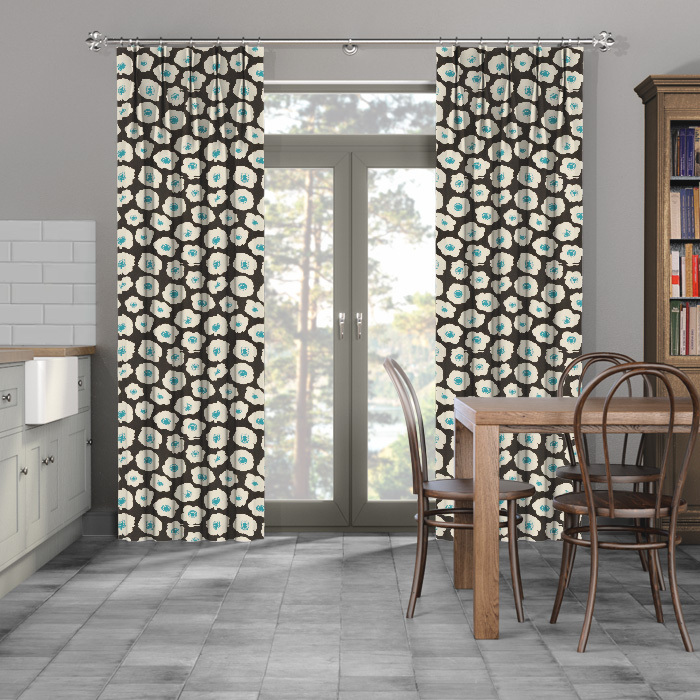 Made To Measure Curtains Vallmo Chocolate