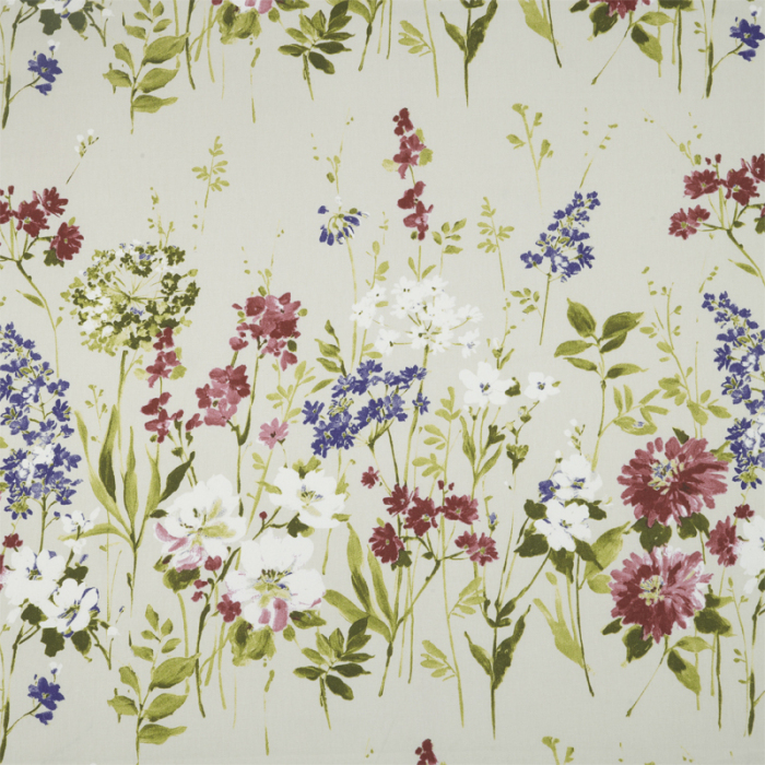 Made To Measure Curtains Wild Meadow Magenta Flat Image