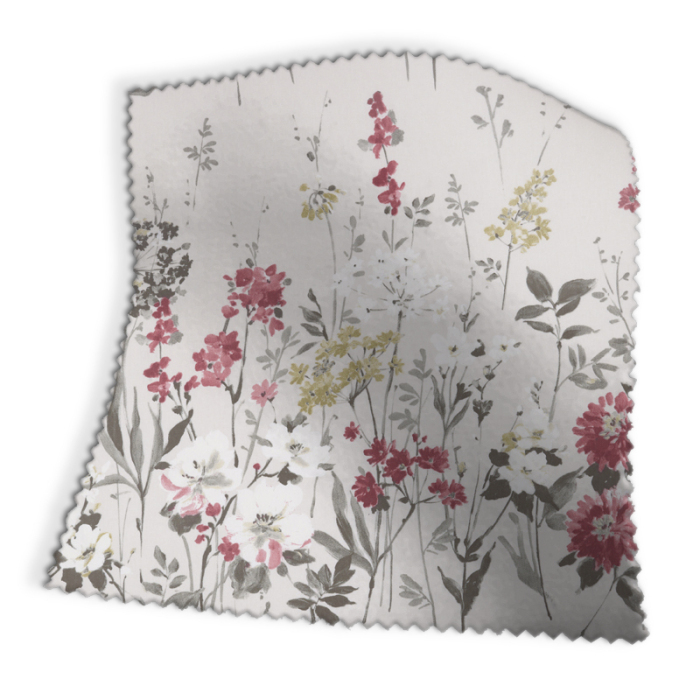 Made To Measure Curtains Wild Meadow Ruby Swatch