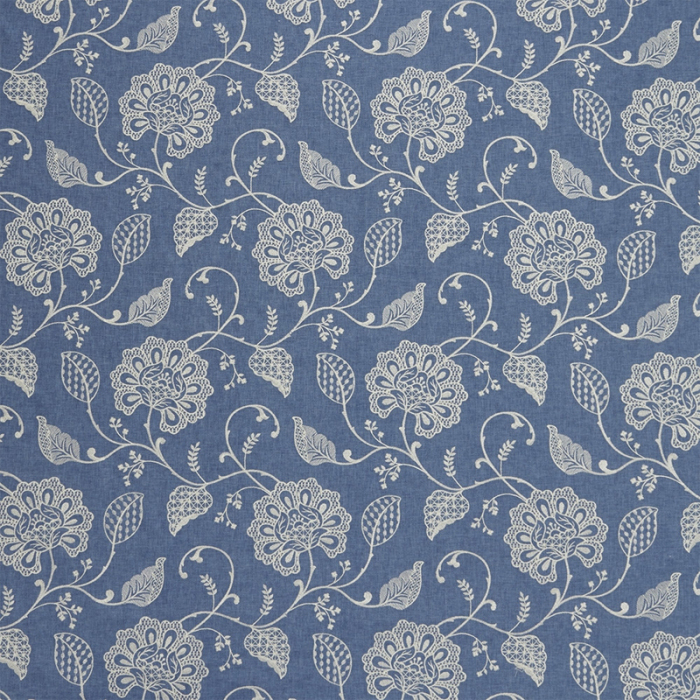 Made To Measure Roman Blinds Adriana French Blue Flat Image