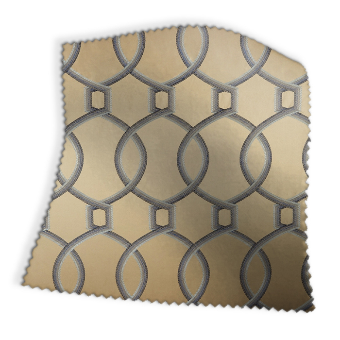 Made To Measure Roman Blinds Athena Sapphire Swatch