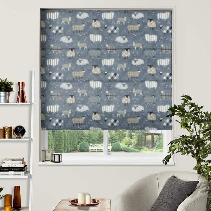 Made To Measure Roman Blinds Baa Baa Denim