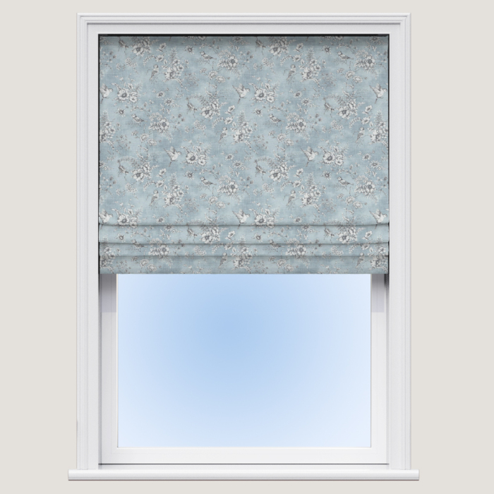 Finch Toile Delft Roman Blind