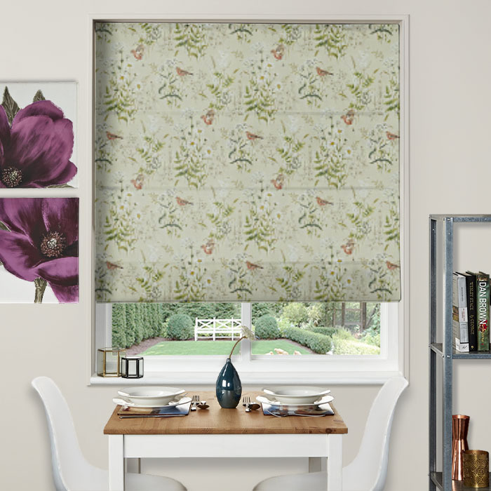 Roman Blinds Forever Spring Coral