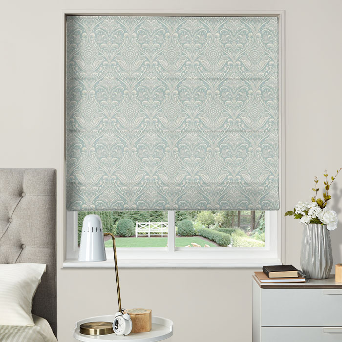 Roman Blind in Hathaway Jade