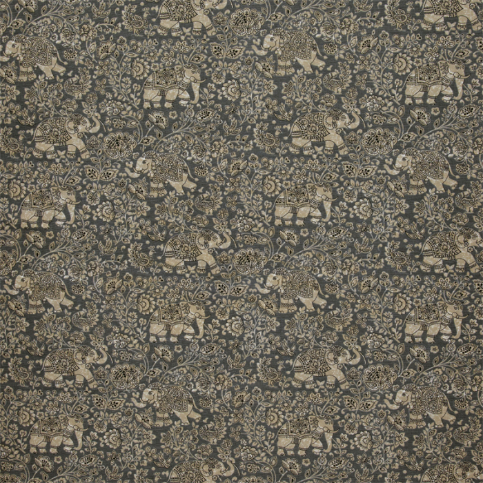 Made To Measure Roman Blinds Indira Charcoal Flat Image