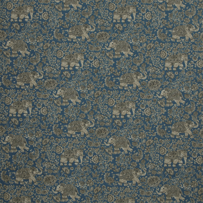 Made To Measure Roman Blinds Indira Indigo Flat Image