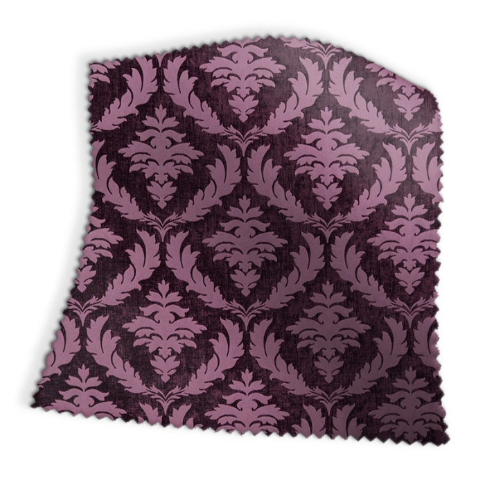 Made To Measure Roman Blinds Isadore Amethyst Swatch