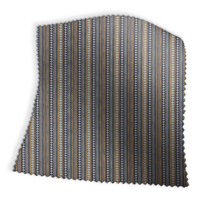 Made To Measure Roman Blinds Nalanda Indigo Swatch