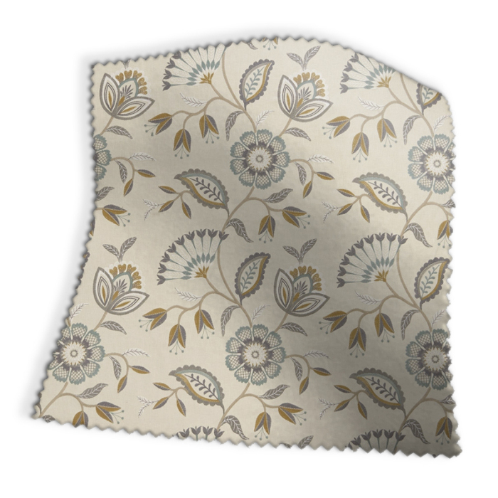Made To Measure Roman Blinds Ophelia Glacier Swatch